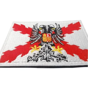 Cruz del imperio español de la bandera Borgoña