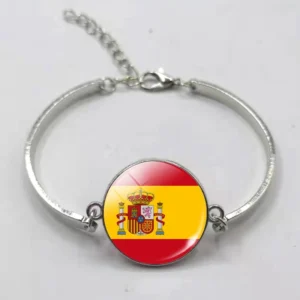 Pulsera de cristal con bandera