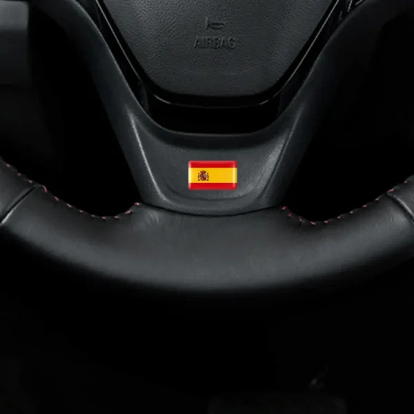 10 Uds. De pegatinas de banderas cruzadas Borgoña o de España - Imagen 4