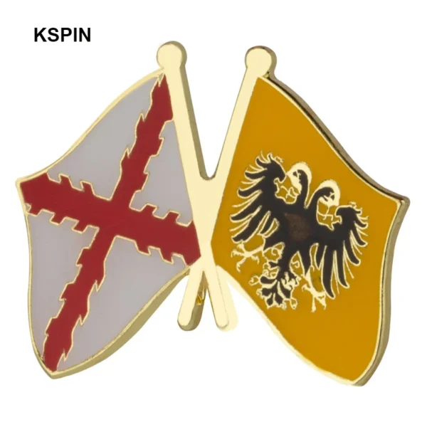Pin de la bandera de la Amistad Borgoña