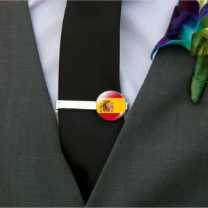 Clips de corbata con bandera nacional